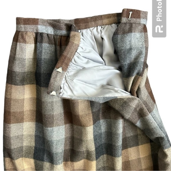 Vintage handmade wool pencil skirt - Picture 3 of 3